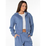 Women's Zip Front Fleece Hoodie