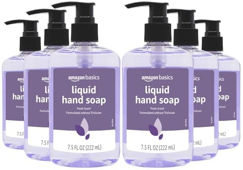 Amazon Basics Liquid Hand Soap 6-Pack