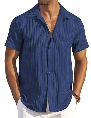 COOFANDY Men's Casual Button Down Shirt