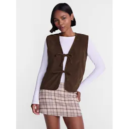 No Boundaries Women's Corduroy Vest