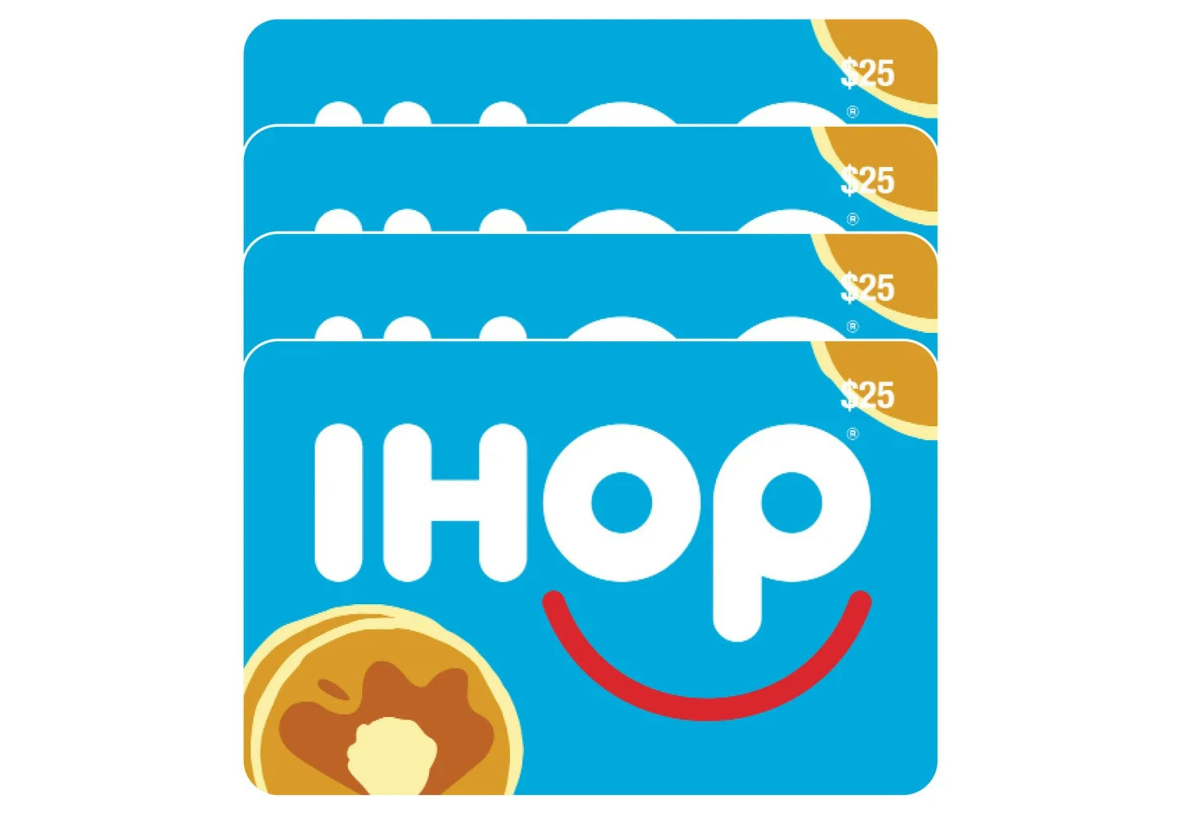 IHOP $25 eGift Cards 4-Pack
