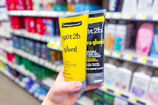 hand holding got2b styling products at dollar general