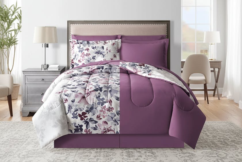 8-Piece Reversible Comforter Set