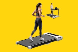 Walking Pad Treadmill, $85 on Amazon (Reg. $140) card image