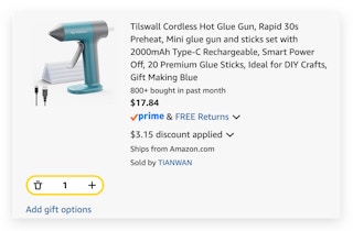 Tilswall Cordless Hot Glue Gun