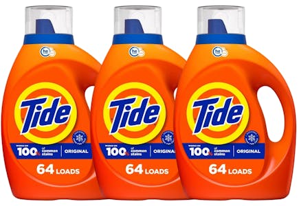 3 Tide Detergents