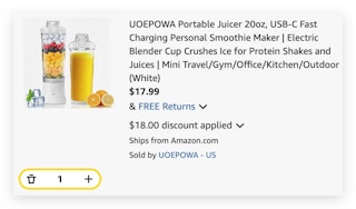 UOEPOWA Portable Juicer