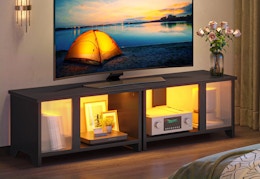 This LED TV Stand Is Over 50% Off for a Limited Time at Walmart (Only $60) card image