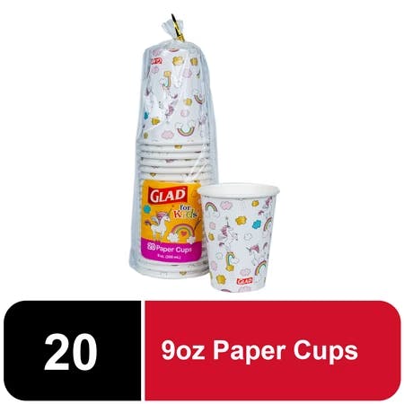 Glad Kids Paper Cups