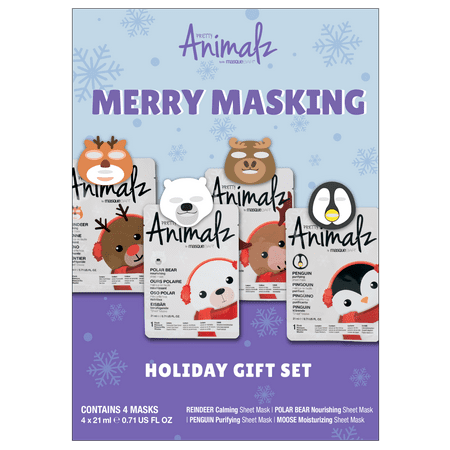 Animal Face Mask 4-Pack