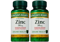 2 Nature's Bounty Zinc