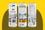 3 cans of Celsius Sparkling Spritz Vibe Cans (Snowball Frost flavor)
