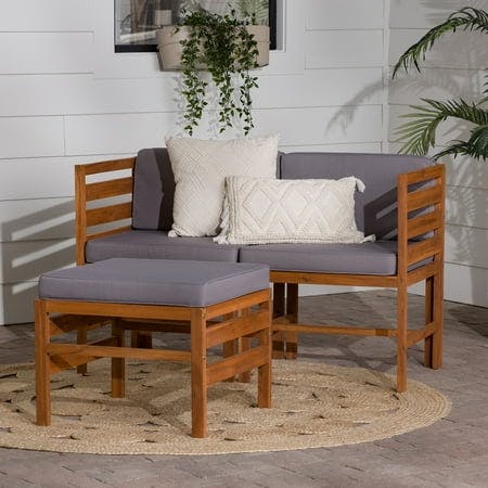 Modular Outdoor Chairs + Ottoman
