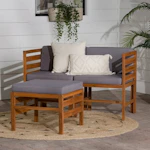 Modular Outdoor Chairs + Ottoman