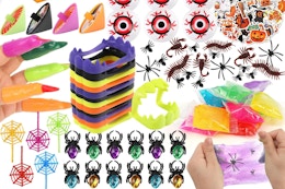 242PCS Halloween Party Favors for Kids, Treasure Box Toys, Goodie Boxes Fillers Favors for Trick or Treat