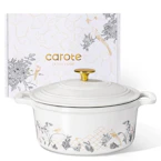 CAROTE Cast Iron Dutch Oven