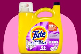 Save $10 on Tide Detergent — Get 4 Bottles for Just $25.50 on Amazon card image