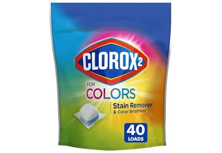 2 Clorox 2 Color Brightener Bags
