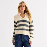 Women's Split Crew Neck Pullover