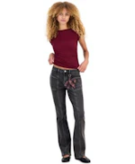 Madden Girl Mid Rise Bootcut Jeans