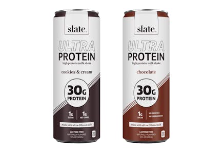2 Slate Ultra Protein Shakes