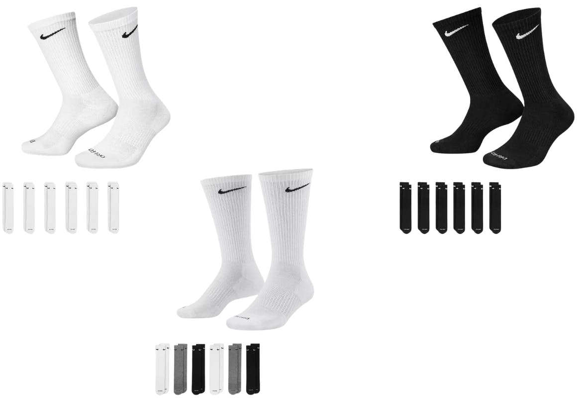 2 Nike Men's Sock Sets