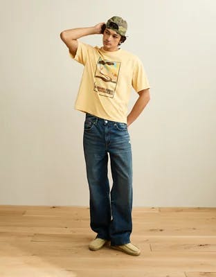Adult Boxy Fit Rolling Stones Tee
