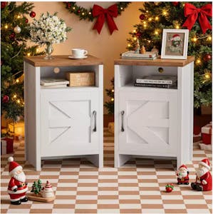 Farmhouse Nightstand Set