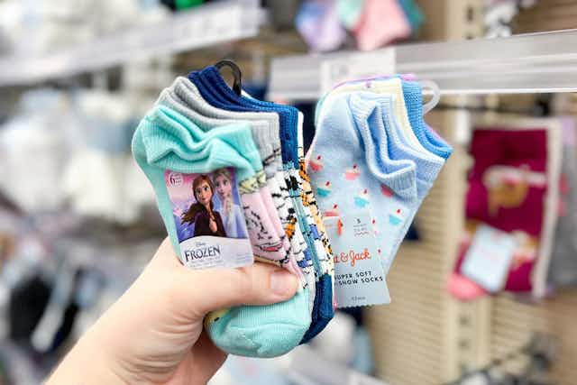 B2G1 Free Kids' and Women's Socks at Target: Disney, Marvel, and More card image