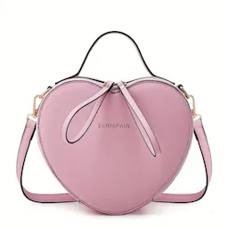 Heart-Shaped Crossbody Bag