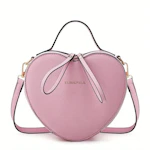 Heart-Shaped Crossbody Bag
