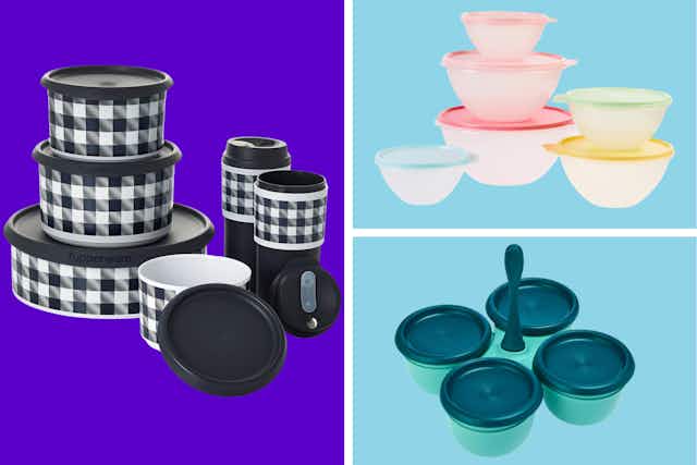 Tupperware Sale at HSN: $20 12-Piece Set, $20 Salad Set, and More card image
