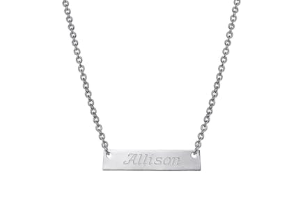 Limoges Jewelry Bar Personalized Necklace