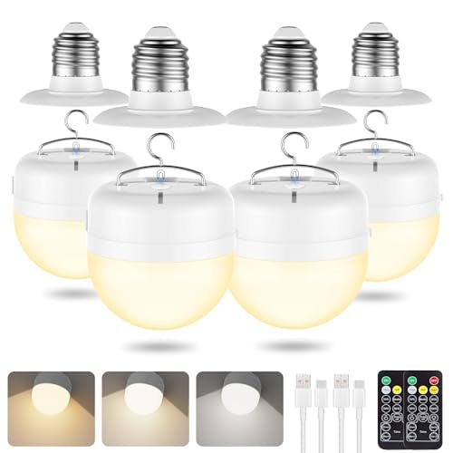Rechargeable Light Bulbs 4-Pack