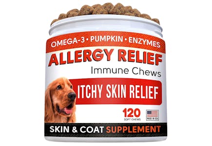 StrellaLab Allergy Relief Dog Chews