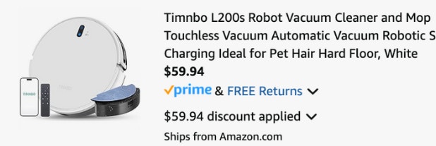 cart robot vac mop