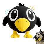 Squeaky Crow Plush Dog Toy