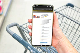 laundry 1-clip featured image on phone in hand over cart