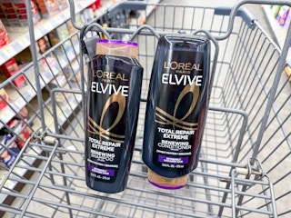 l'oreal elvive hair care items in walgreens cart