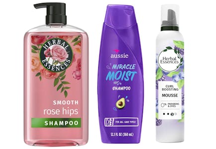 4 Herbal Essences + 2 Aussie Items