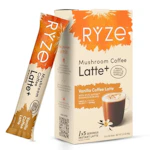 2 RYZE Mushroom Coffee Latte Packs