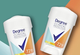 Degree Clinical Protection Deodorant, as Little as $4.12 on Amazon card image