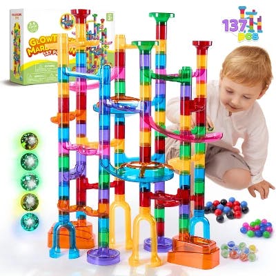 Glowing Marble Run