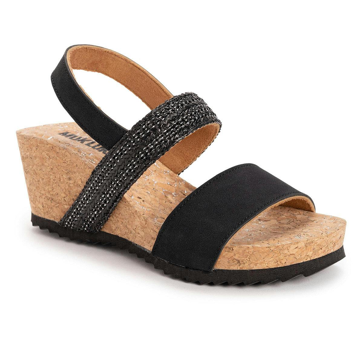 MUK LUKS Women's Wendy Wedge Sandal