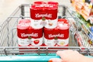 campbells soup in shopping cart