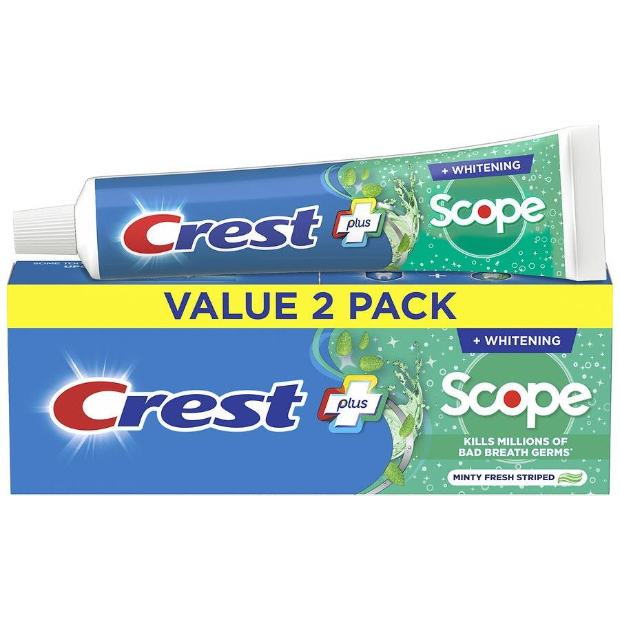 3 Crest Scope Toothpaste Packs