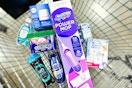 kroger sponsored cleaning products in shopping cart