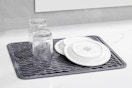 Silicone Dish Drying Mat, Heat-Resistant Silicone Mat, Non-Slip Easy Clean Sink Mat for Kitchen Counter