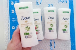These 4-Packs of Dove Deodorant Are 60% Off — Pay as Low as $9.08 on Amazon card image