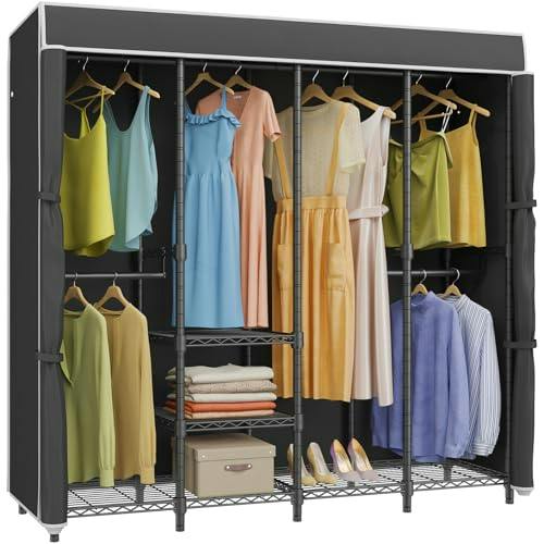 Covered Clothes Rack